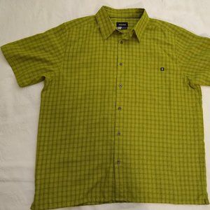 Marmot Short Sleeve Shirt XL Green beautiful